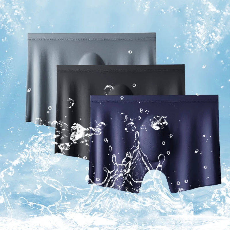 4Pcs/Lot Men Summer Ice Silk B - đánh giá và giá Multi Pack Underwear