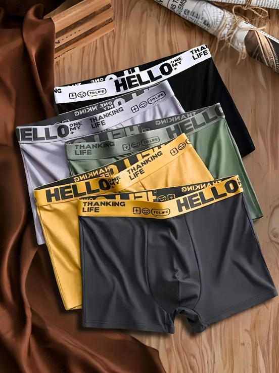Men's Milk Silk Boxer Briefs 5 - đánh giá và giá Multi Pack Underwear
