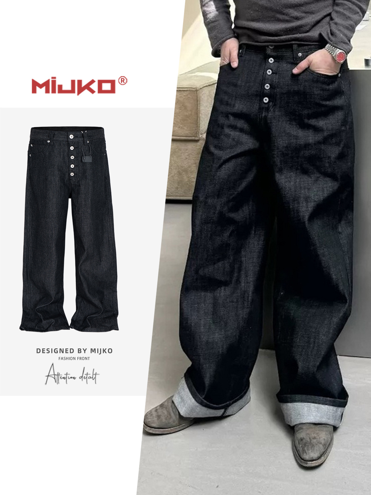 MIJKO High Street Cleanfit Dra - đánh giá và giá Levis Jeans 501