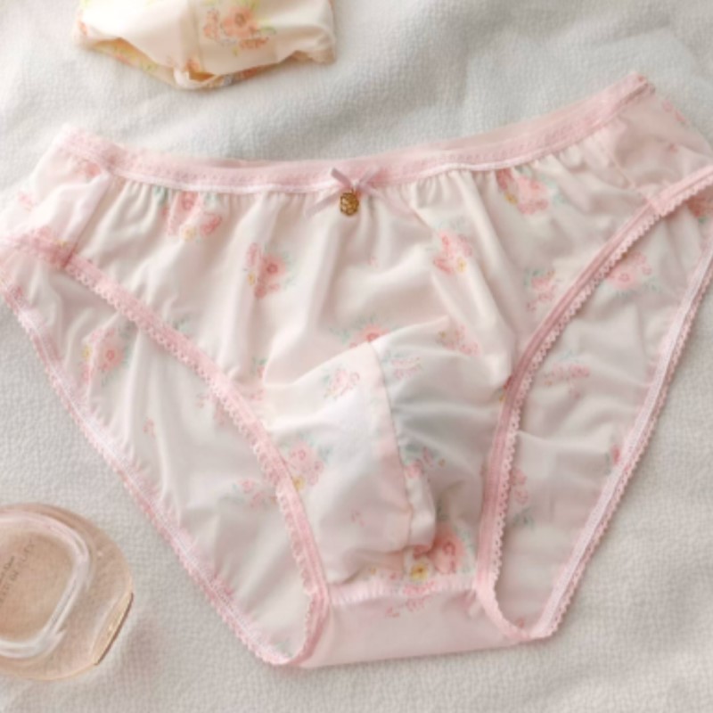Japanese New Sweet Floral Bow  - đánh giá và giá Pouch Boxer Pouch