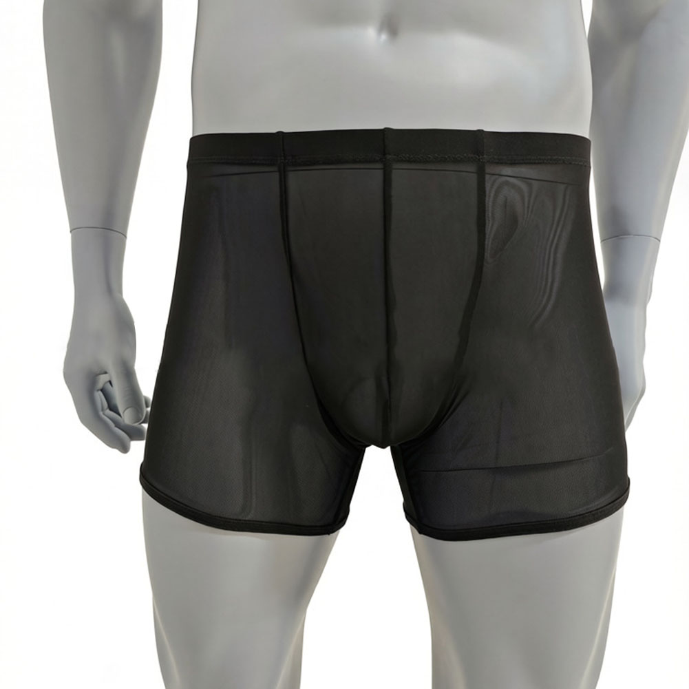 Men Mesh See-through Ultra-thi - đánh giá và giá Long Leg Trunk Men